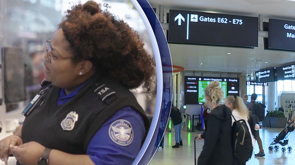 Government shutdown TSA staffing shortages hit Tampa International Airport during spring break