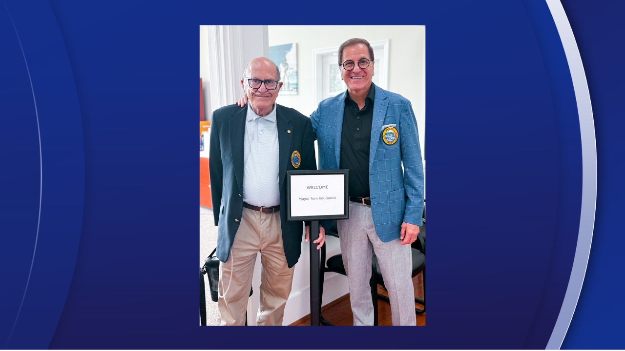 Mayor Thomas Koulianos (Left) and Mayor John Koulianos (Right)