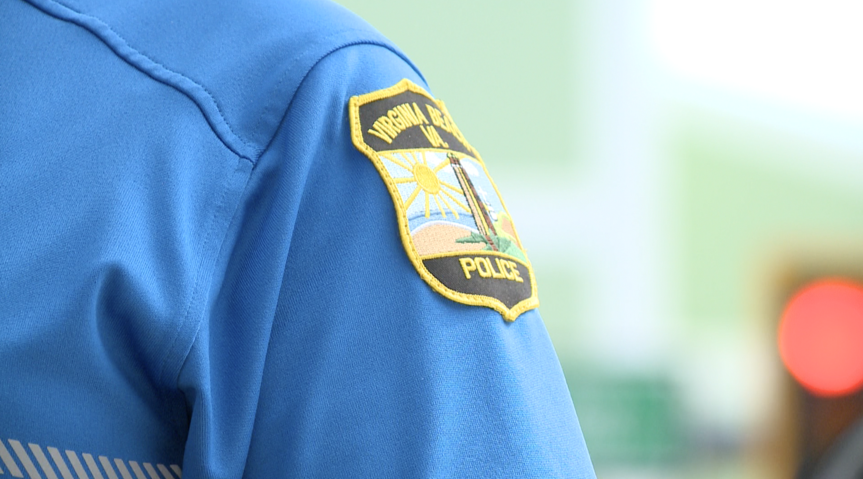 VB Police patch on uniform