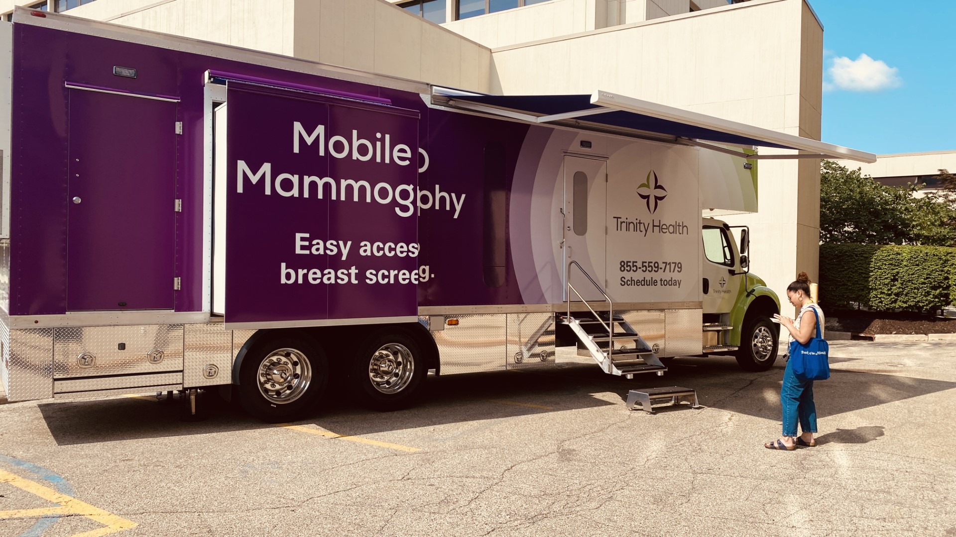 Trinity Health mobile mammography unit