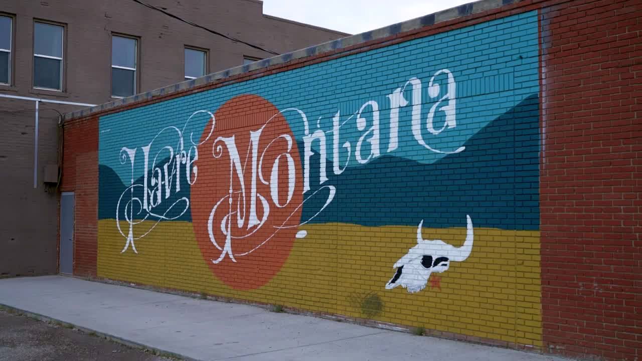 Havre Montana mural