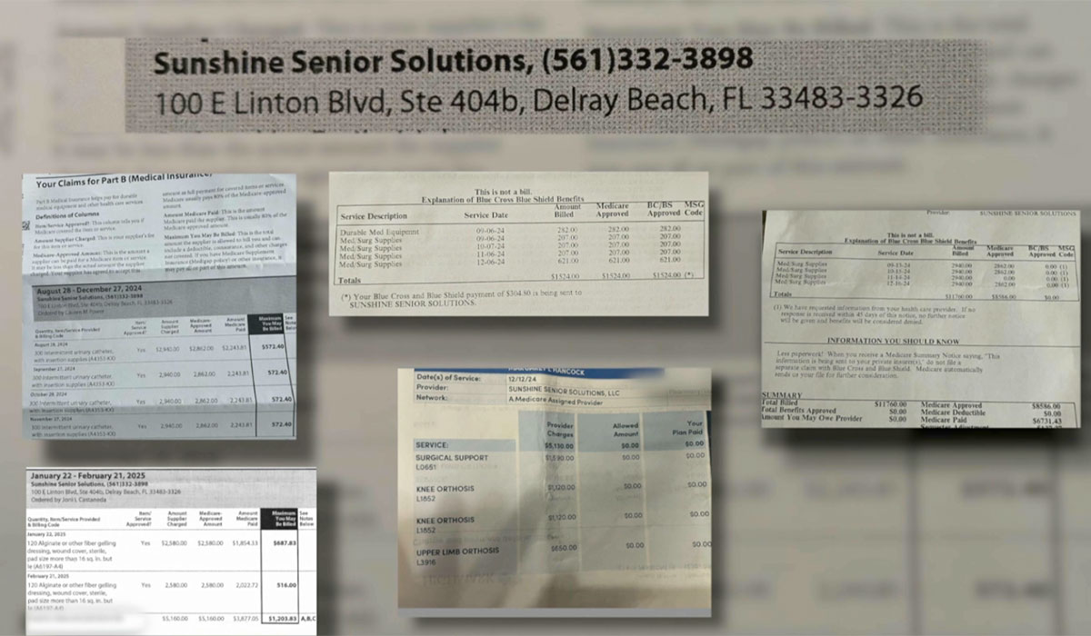 Sunshine Senior Solutions explanation of benefits 