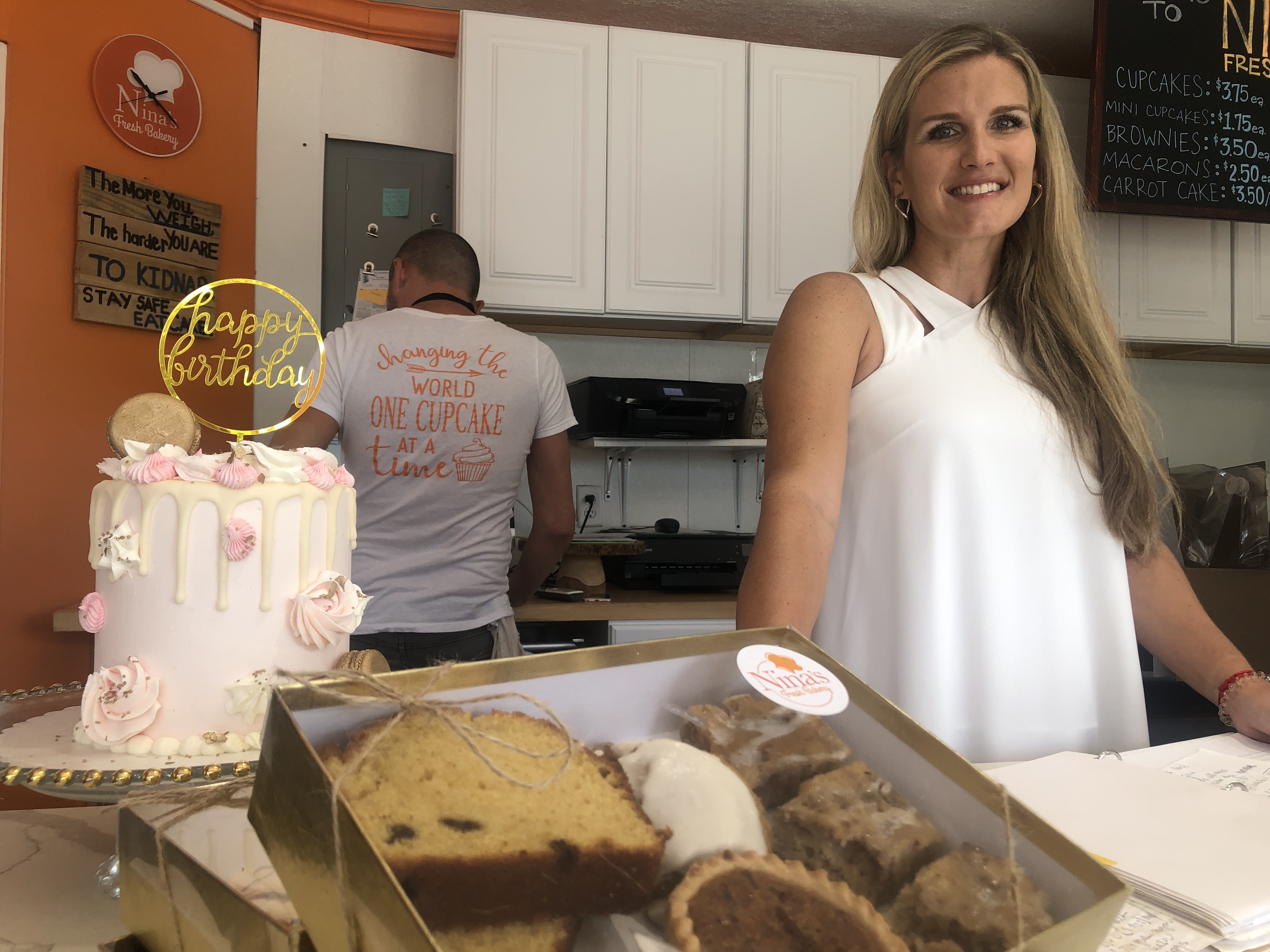 On Oct. 6 Nina Tomasik will compete on Baking Impossible, a competition reality series that pairs “top-tier bakers and engineers” together to build “edible creations that must taste delicious and survive intense engineering stress tests.” 
