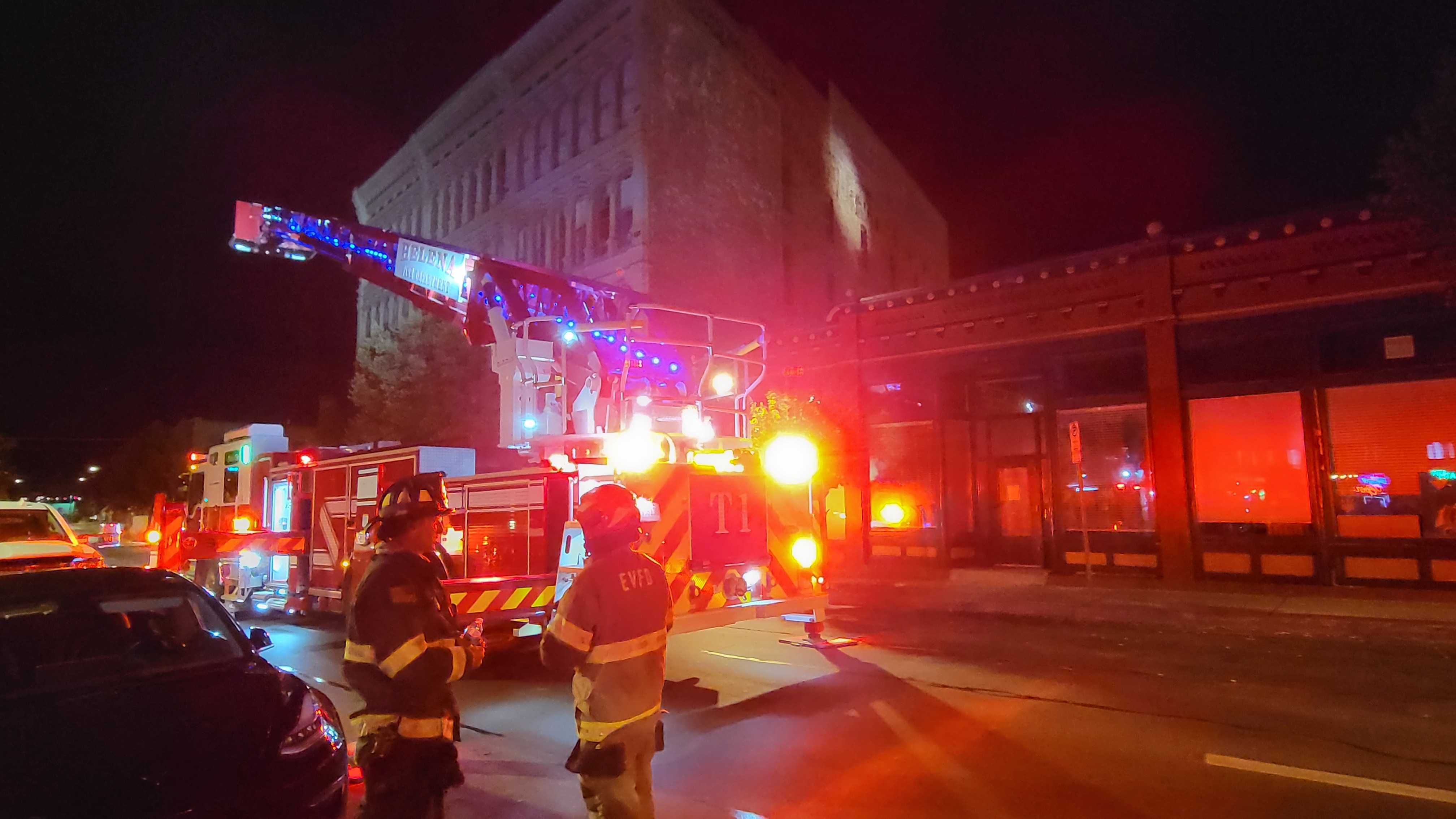 Iron Front Hotel Fire