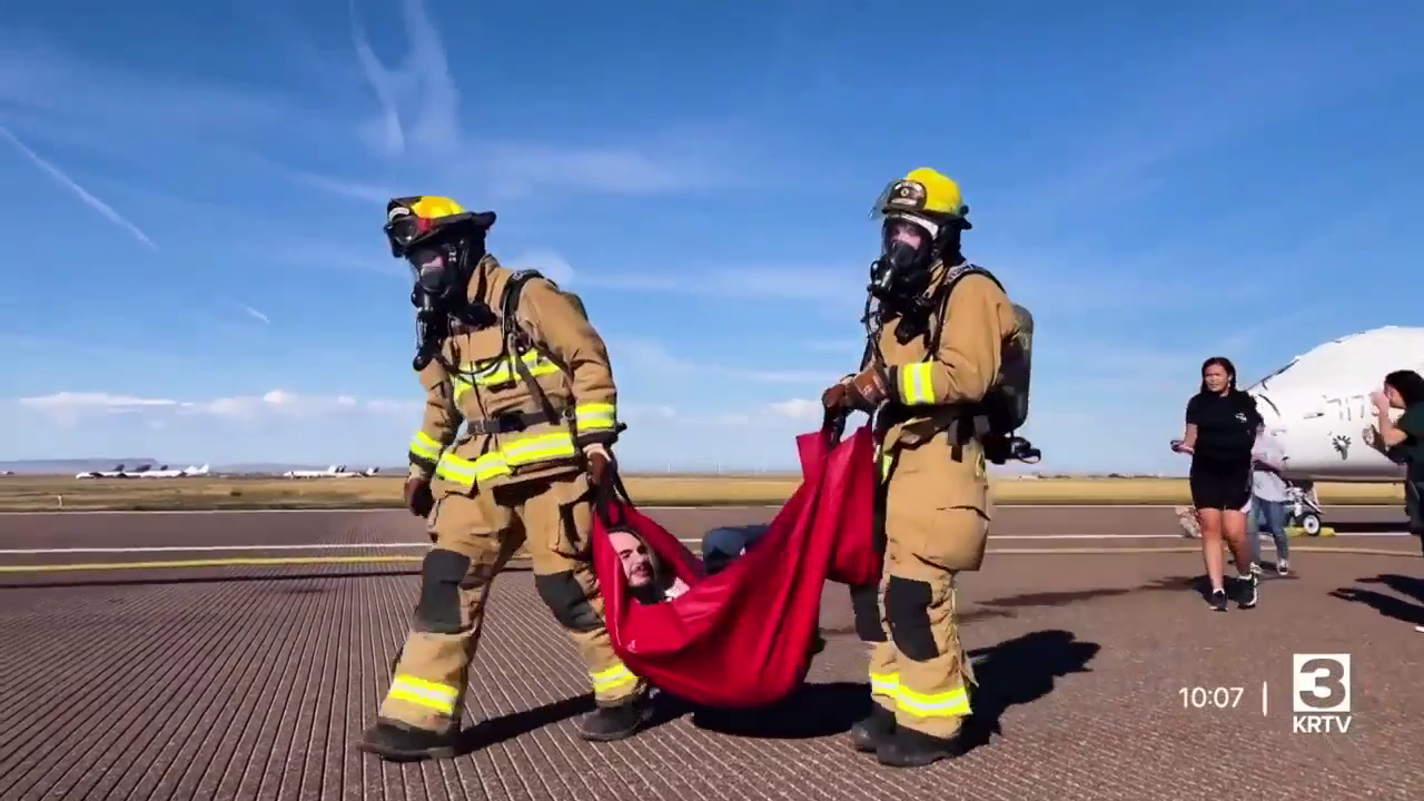 Emergency exercise at Great Falls airport (September 2022)