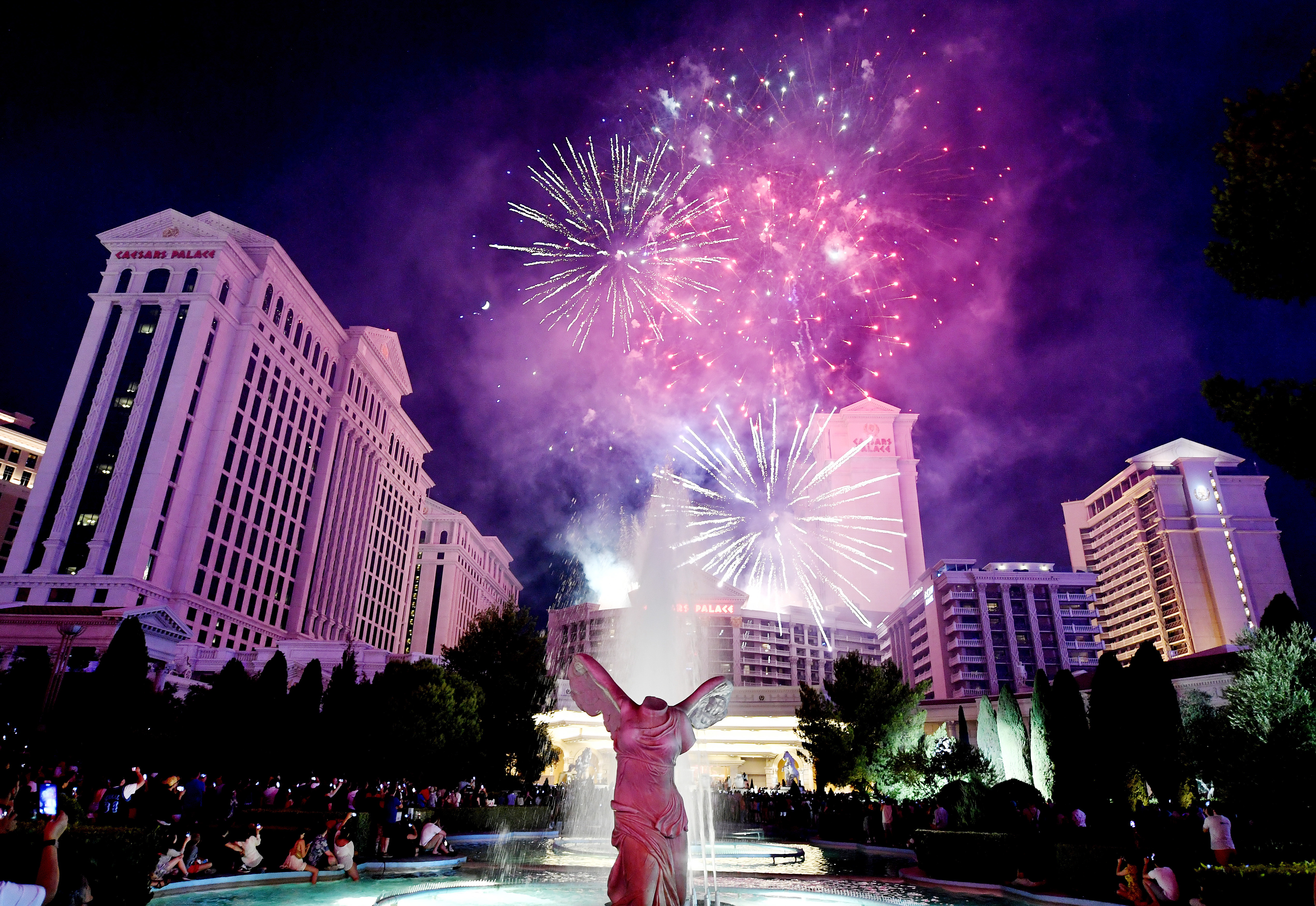 Caesars Palace Fireworks
