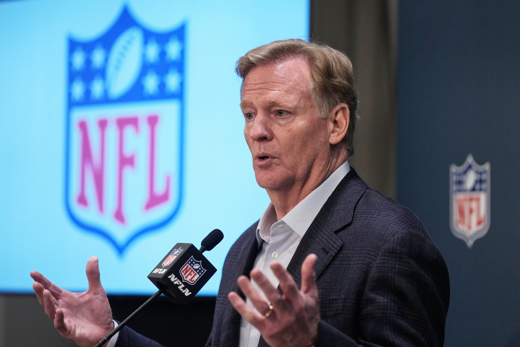NFL commissioner Roger Goodell.