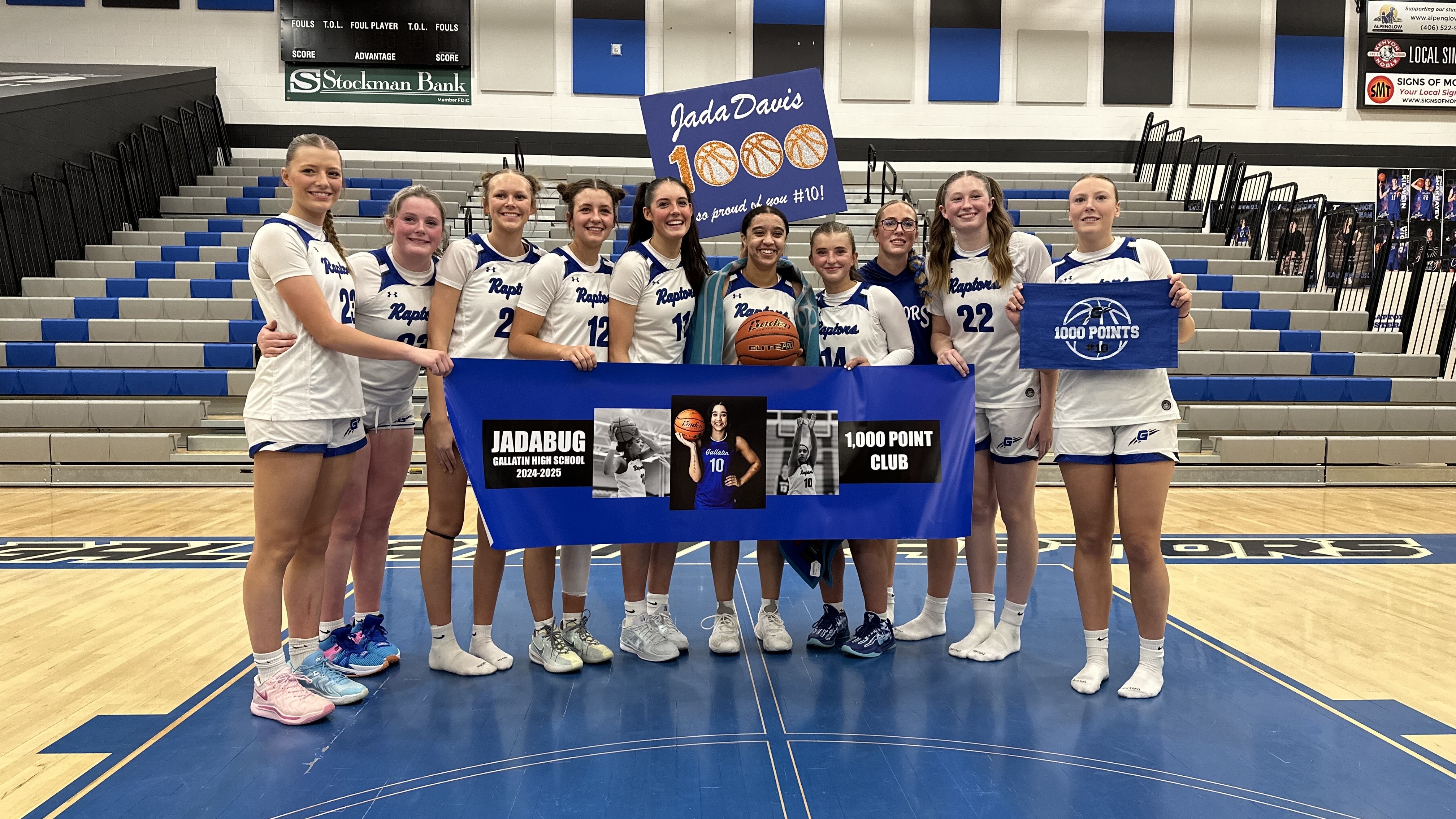 Jada Davis 1000 points