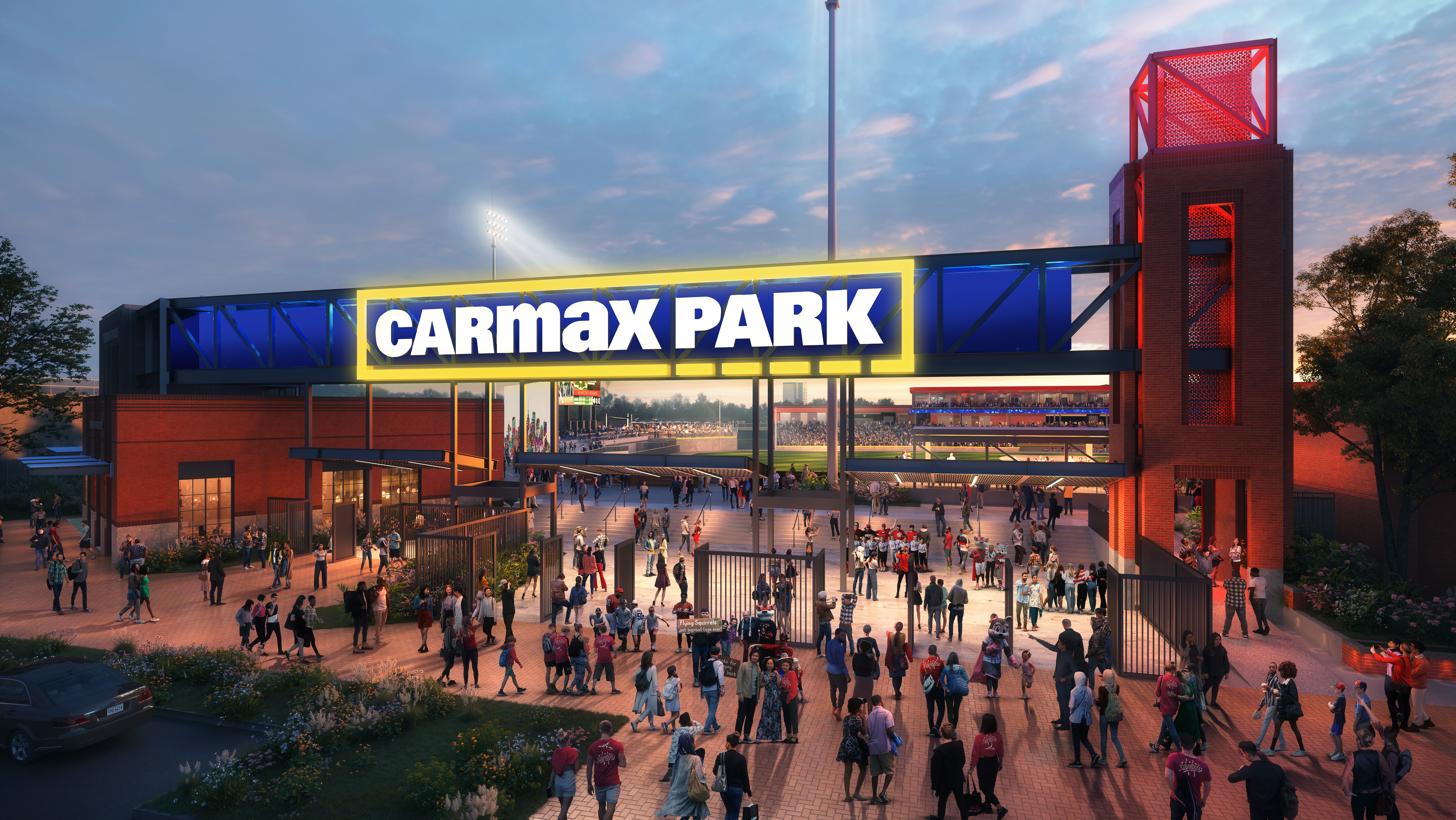 CarMax Park Main Entrance View