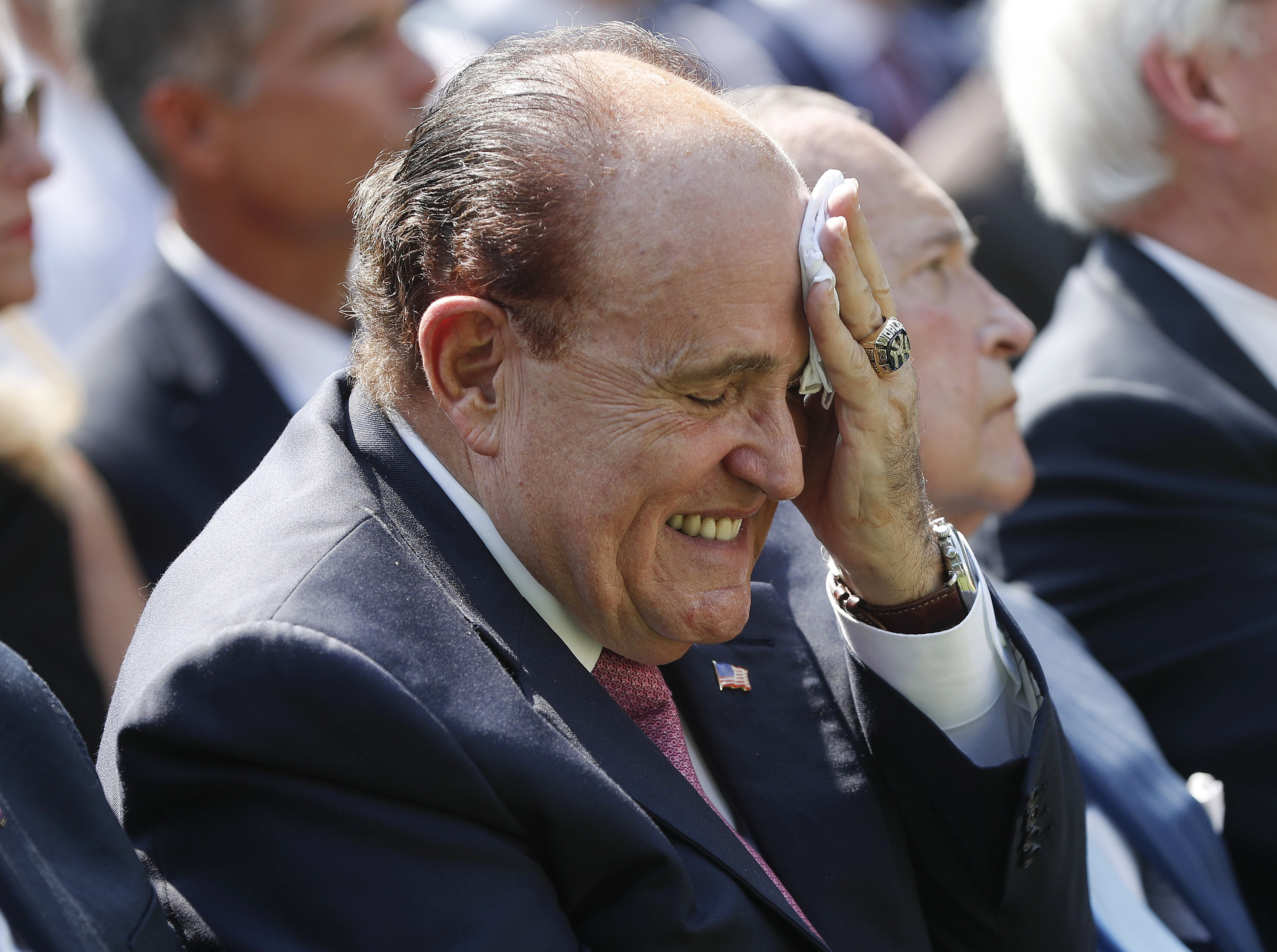 Rudy Giuliani, Larry Kudlow