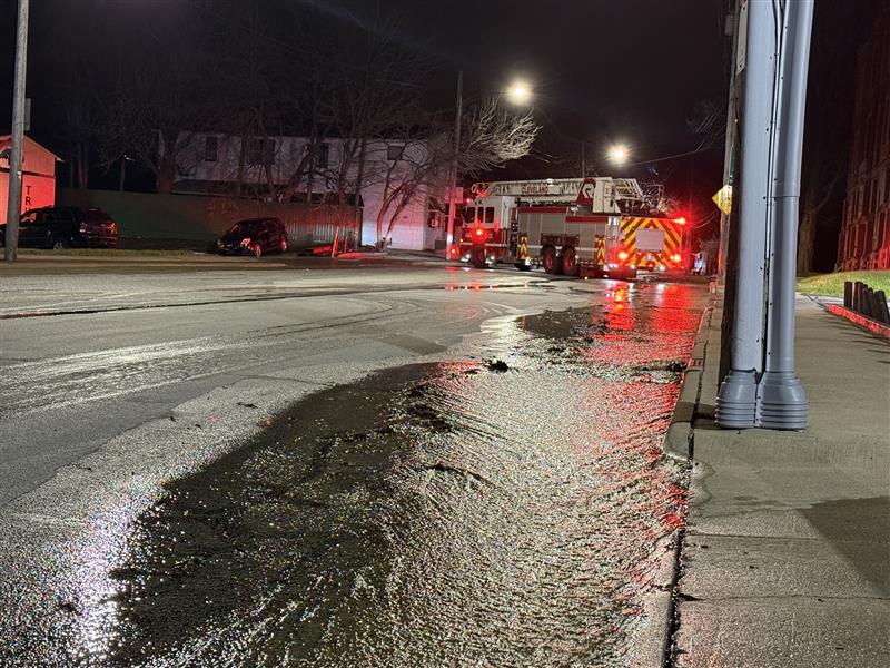 Water main break
