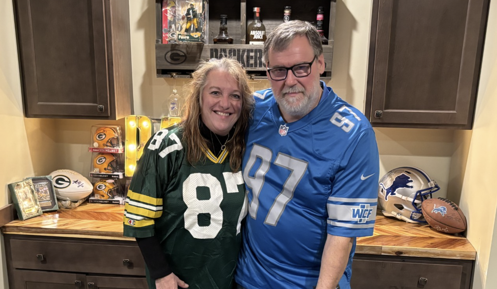 Friendly Lions-Packers rivalry