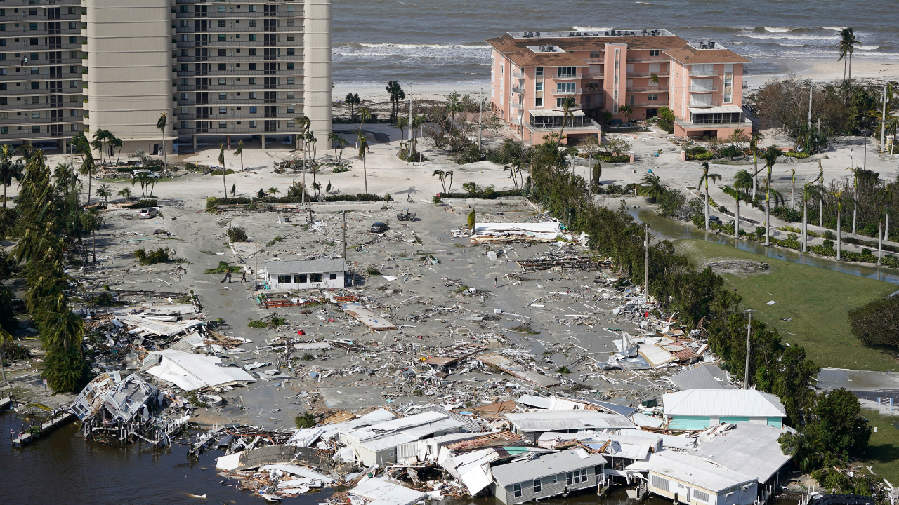 Hurricane damage in Fort. Myers