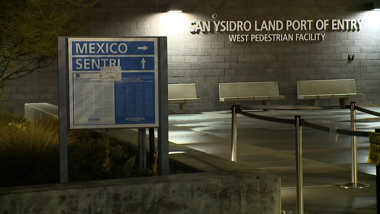 PedWest border crossing at San Ysidro Port of Entry reopening Monday 