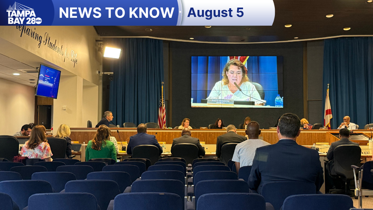 News to Know for Aug. 5