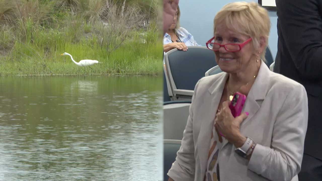 Louise Yeiser said the land gift came after months of negotiations and a growing concern she noticed while driving through Martin County.
