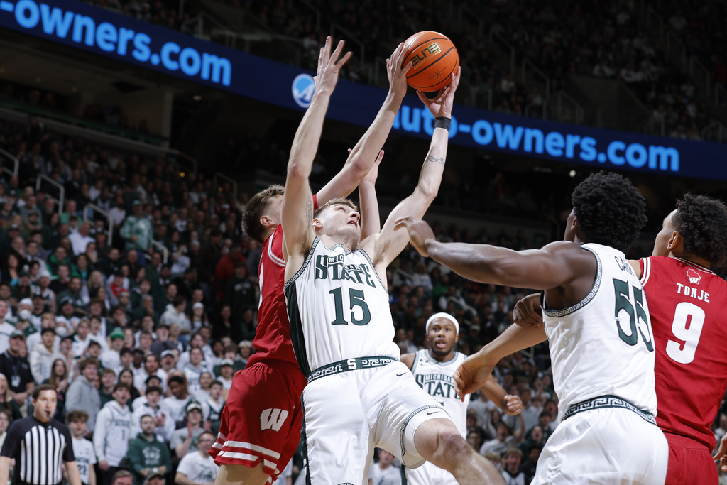 Wisconsin Michigan St Basketball