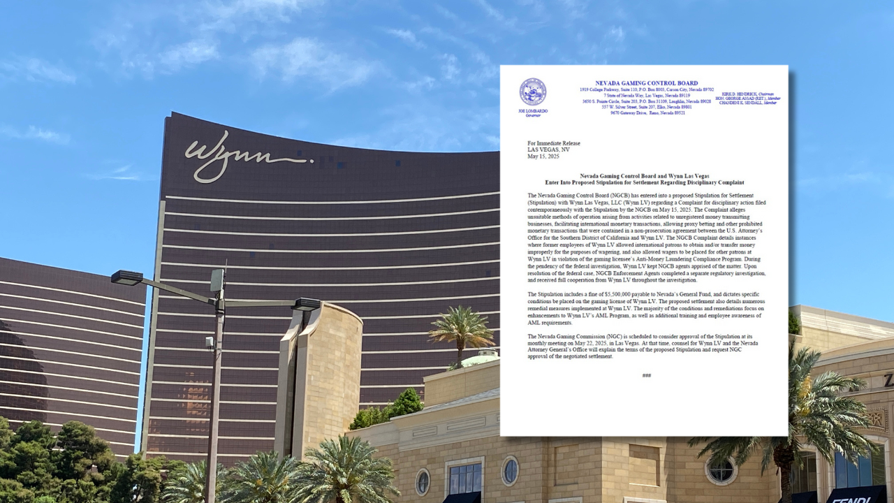 Wynn Las Vegas Nevada Gaming Control Board 