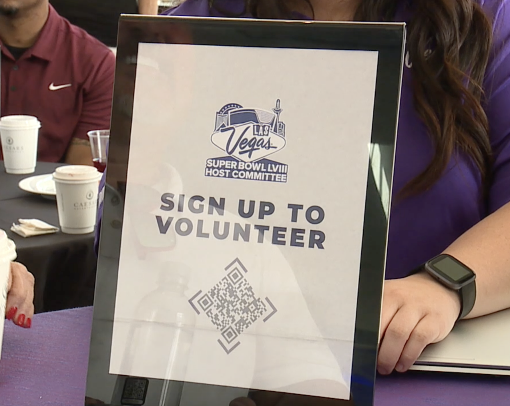 Super Bowl volunteers