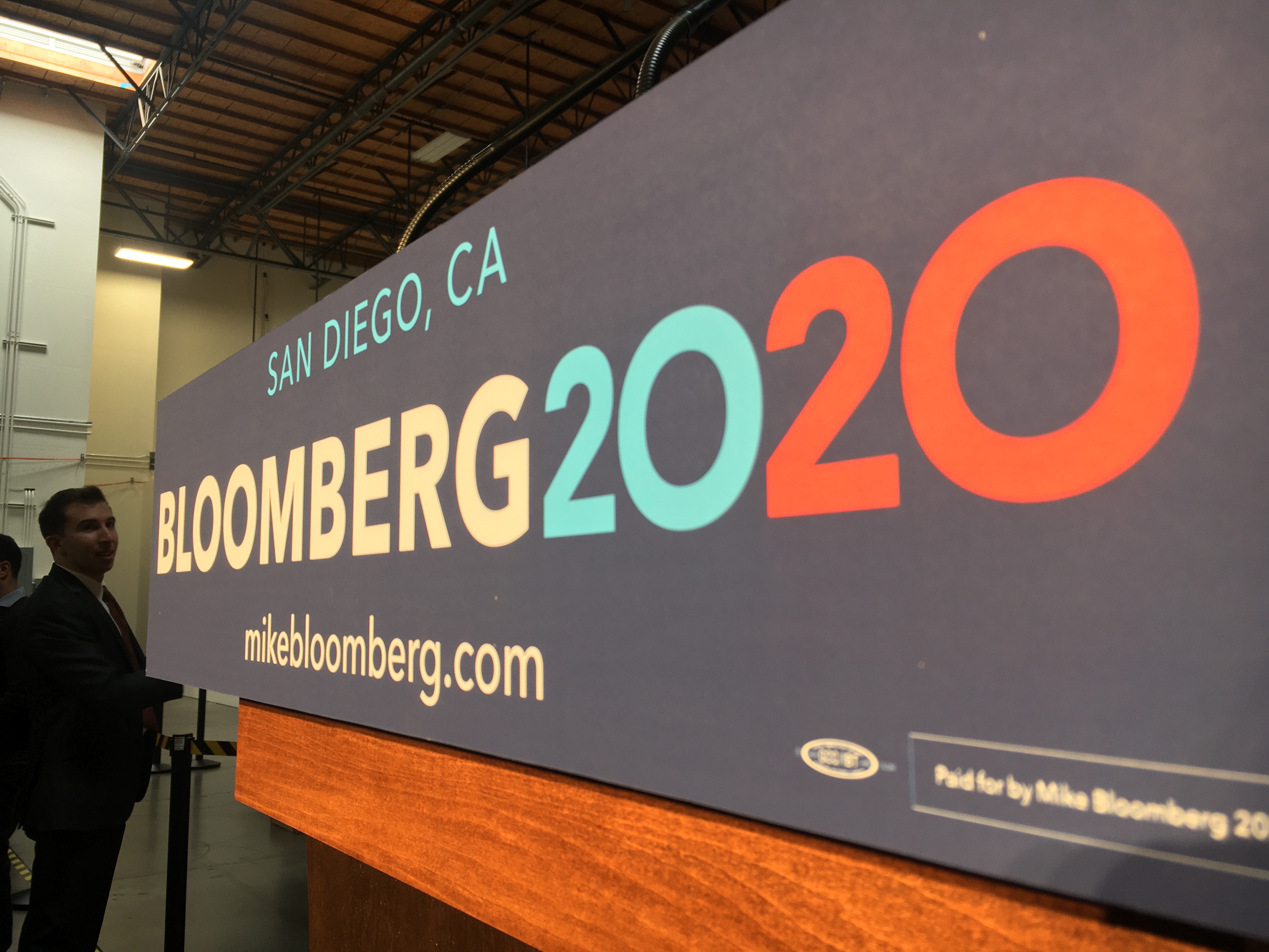 Democratic Presidential Candidate Mike Bloomberg Campaigns In San