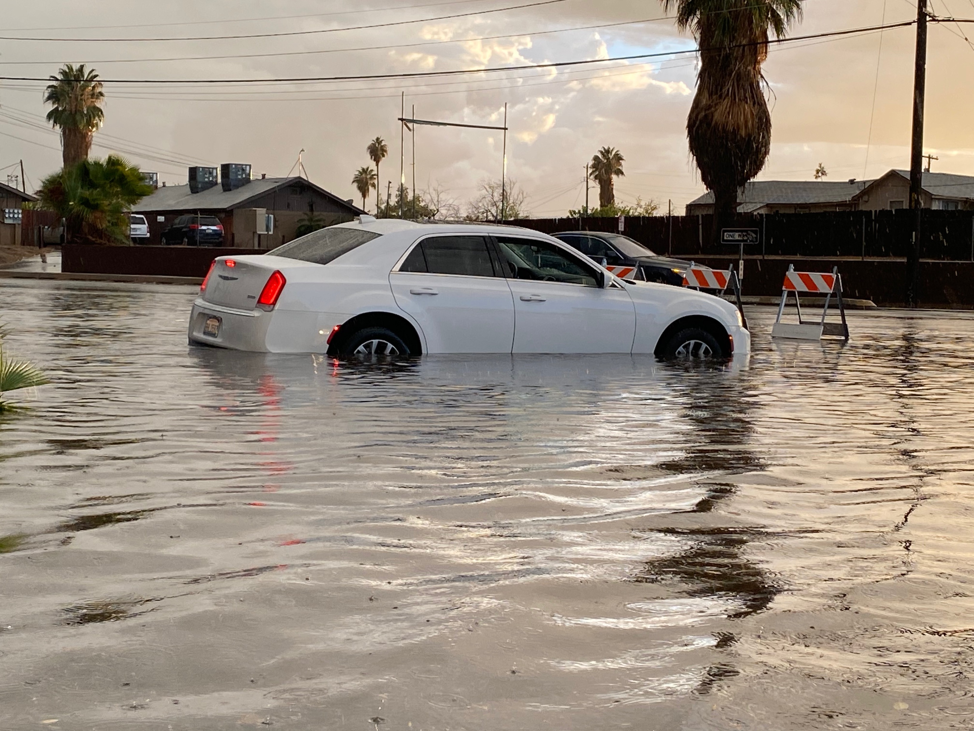Flooding on Chester and South Gate drive October, 25, 2021