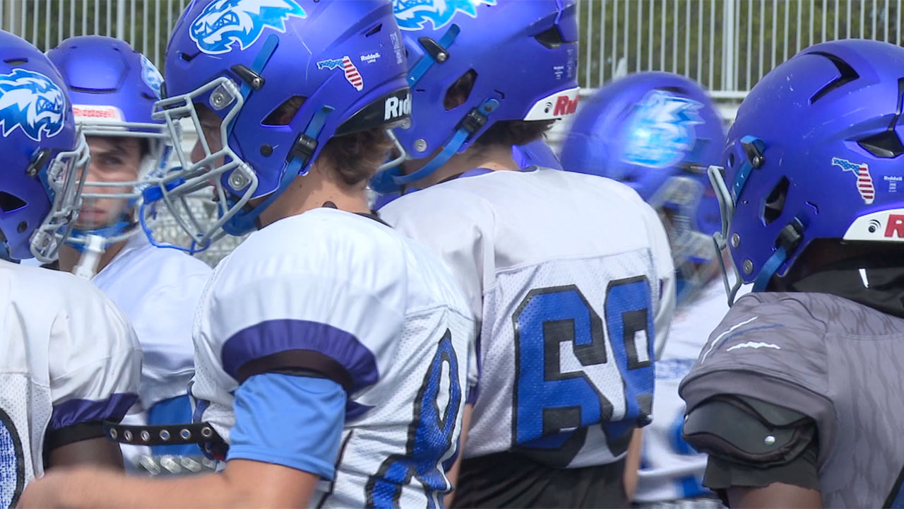 Wellington High School football team, Aug. 25, 2025