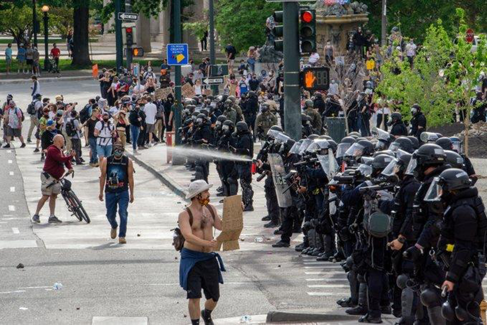 Denver protests following George Floyd death
