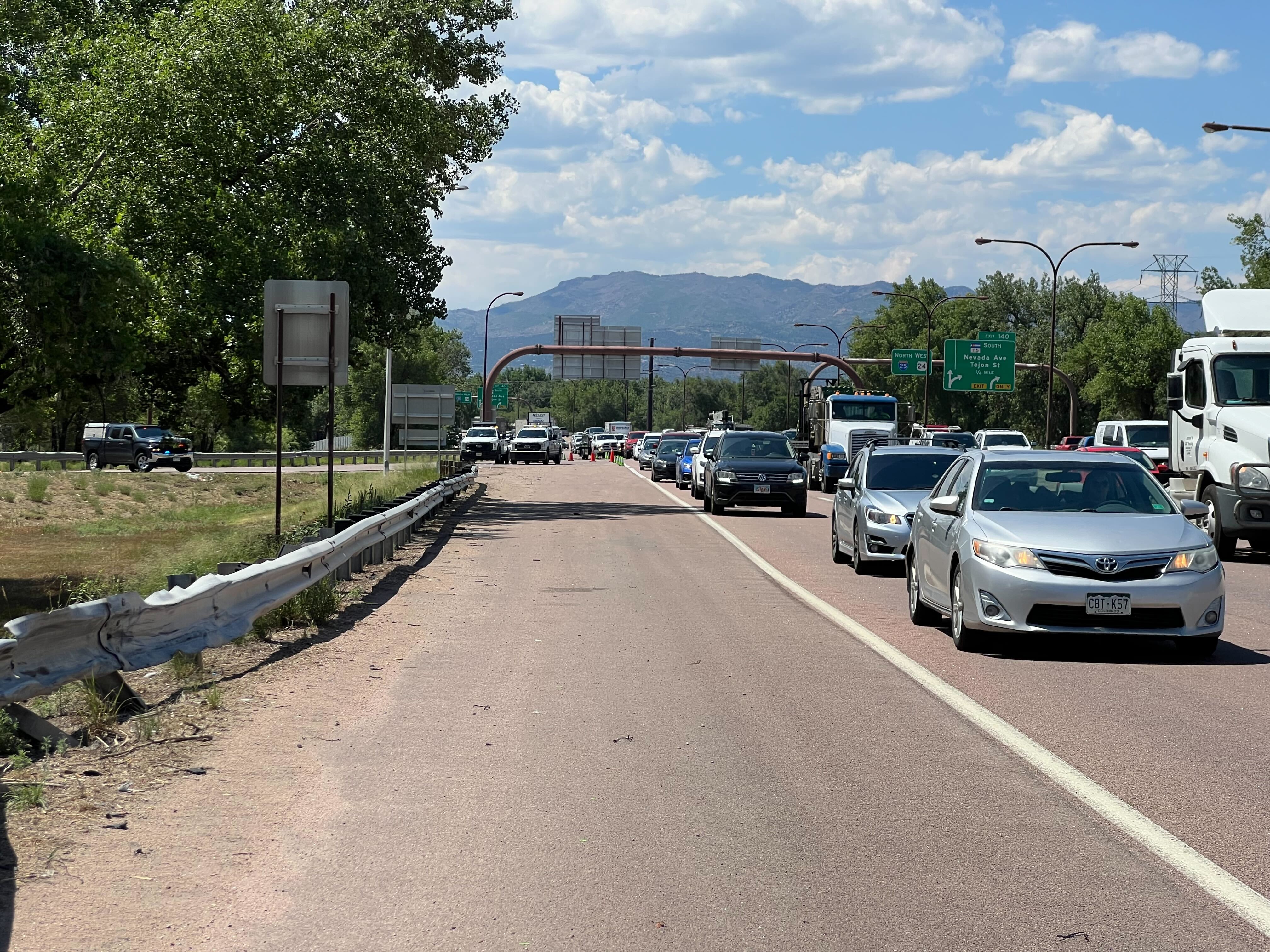 I-25 MLK Bypass Crash