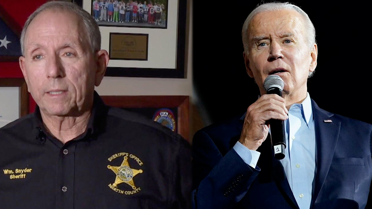 Sheriff William Snyder and President Joe Biden