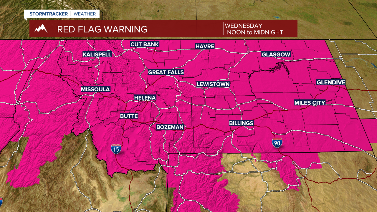 Red Flag Warning for September 7, 2022
