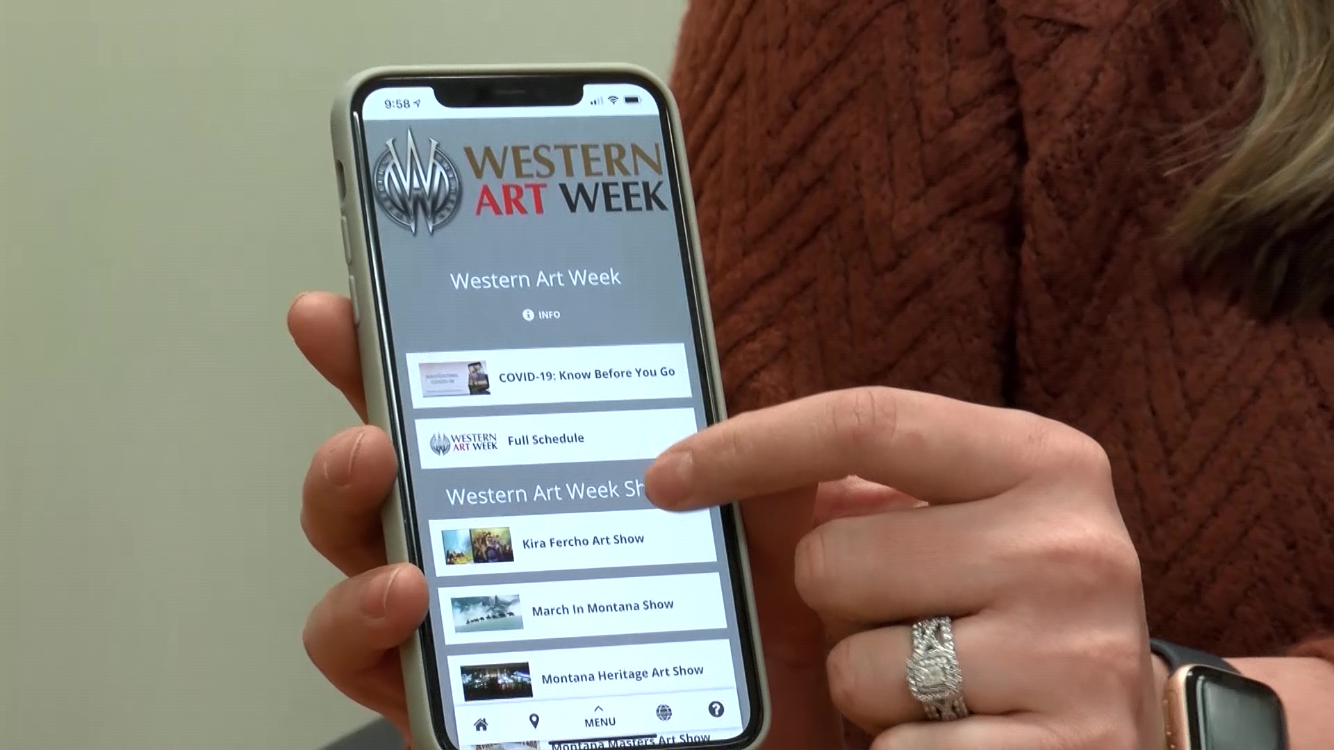 Great Falls Montana Tourism has created an app-like website for Western Art Week