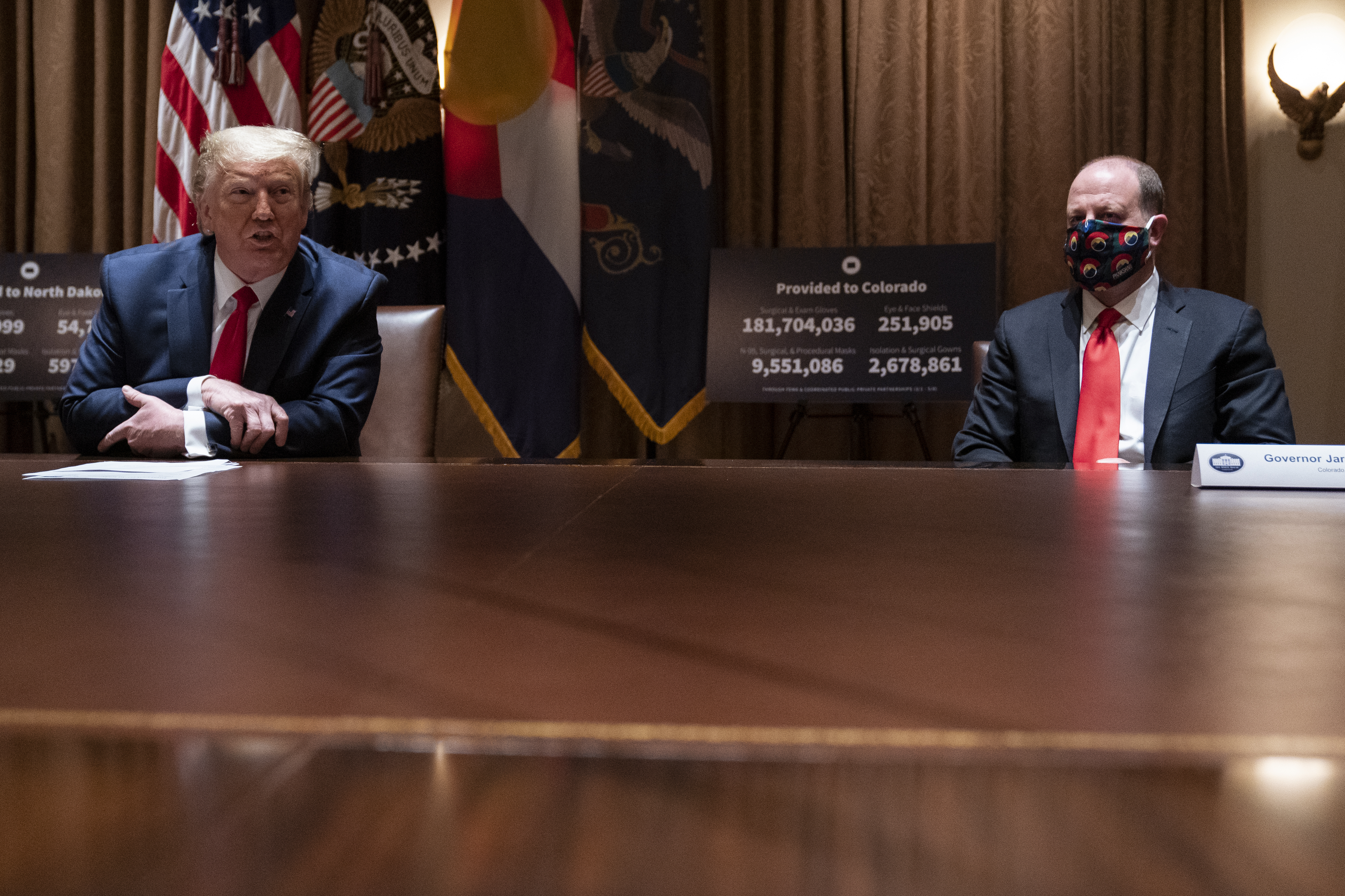 President Trump praises Colorado's COVID-19 response as Gov. Polis, CDPHE head visit White House