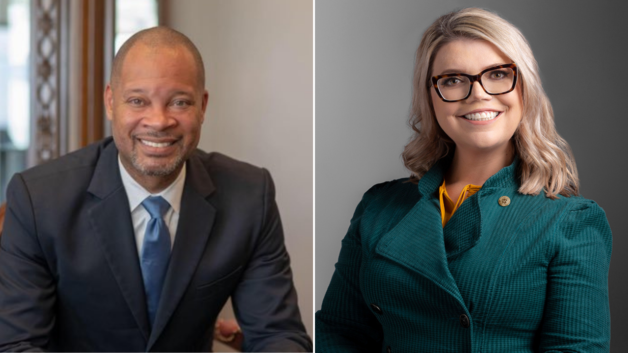 Aaron Ford and Alexis Hill 