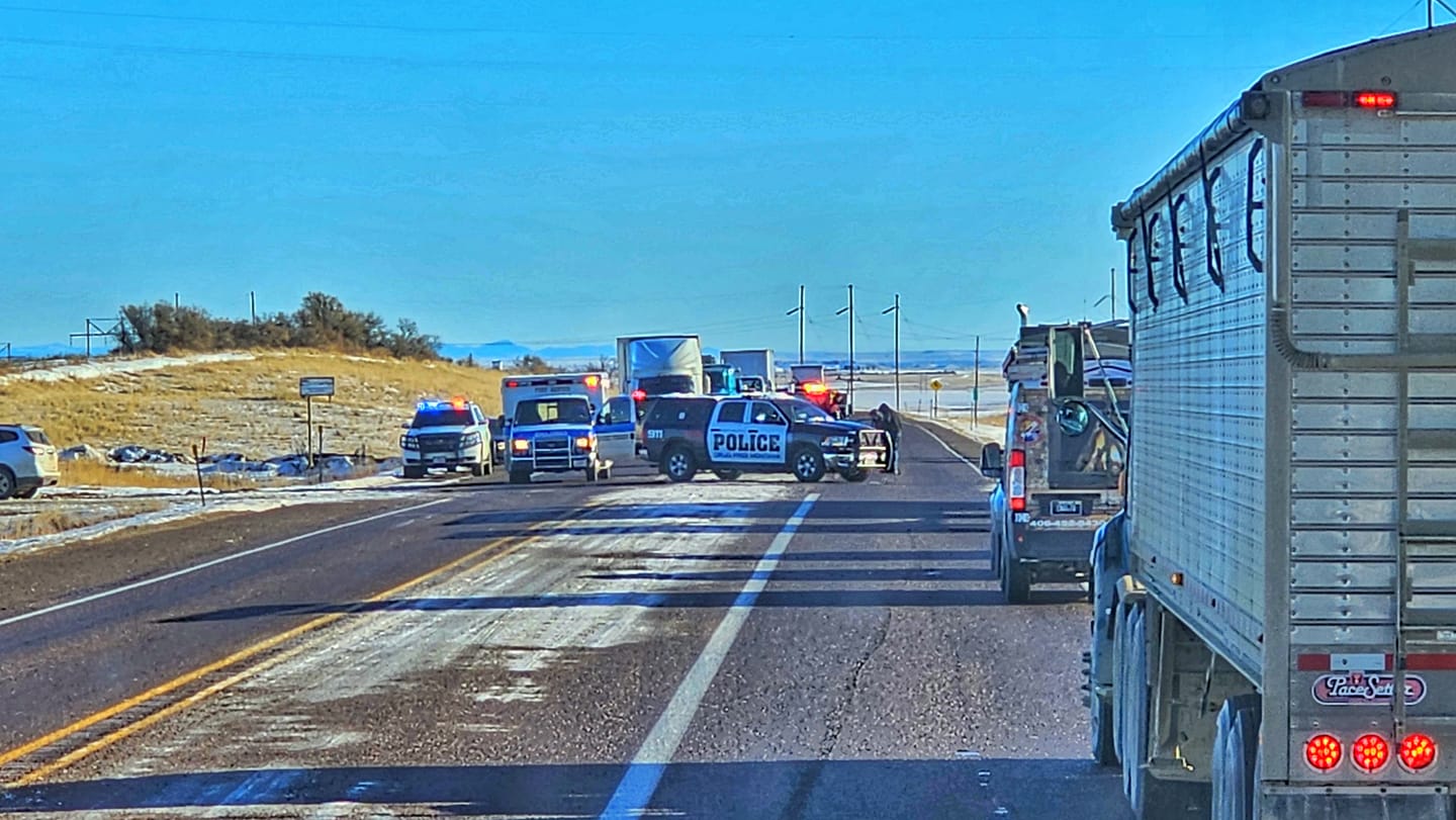 Crash slowing traffic between Great Falls and Fort Benton
