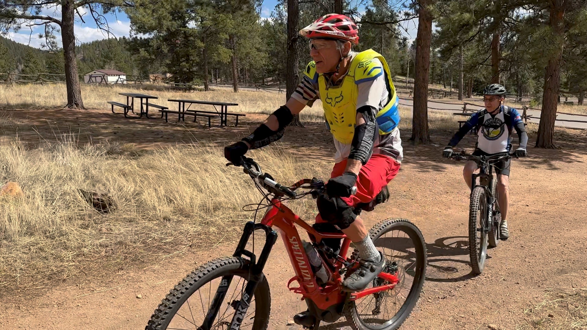 E-bikes in Staunton State Park