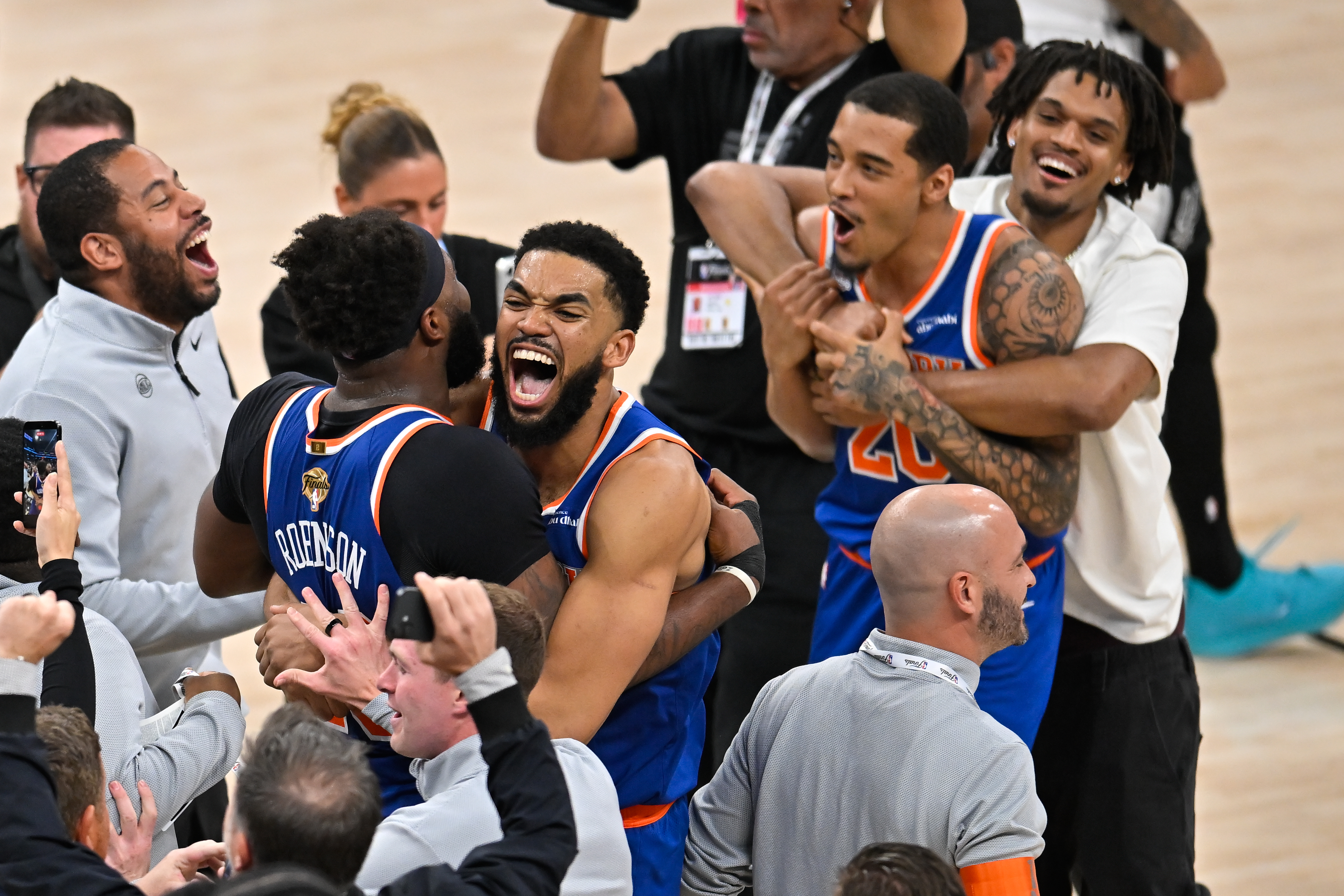 APTOPIX NBA Finals Knicks Spurs Basketball