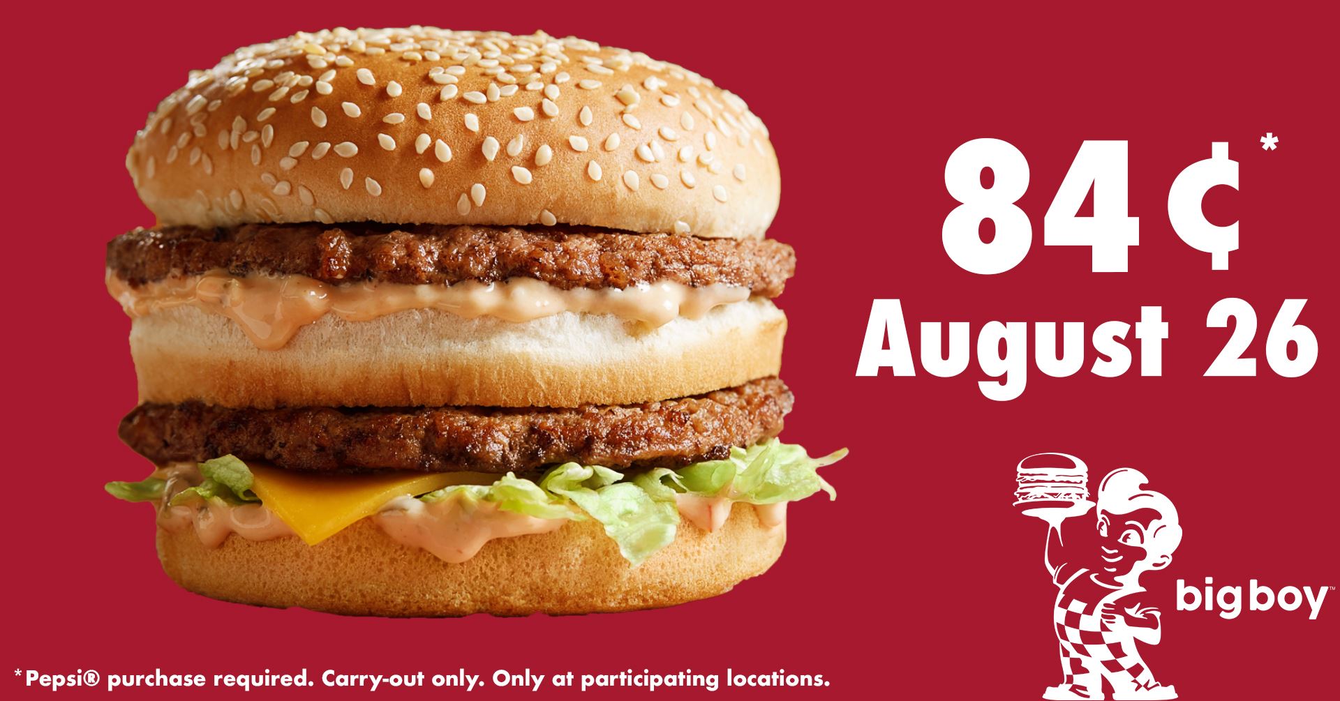 How to get your Big Boy hamburger Wednesday for 84 cents