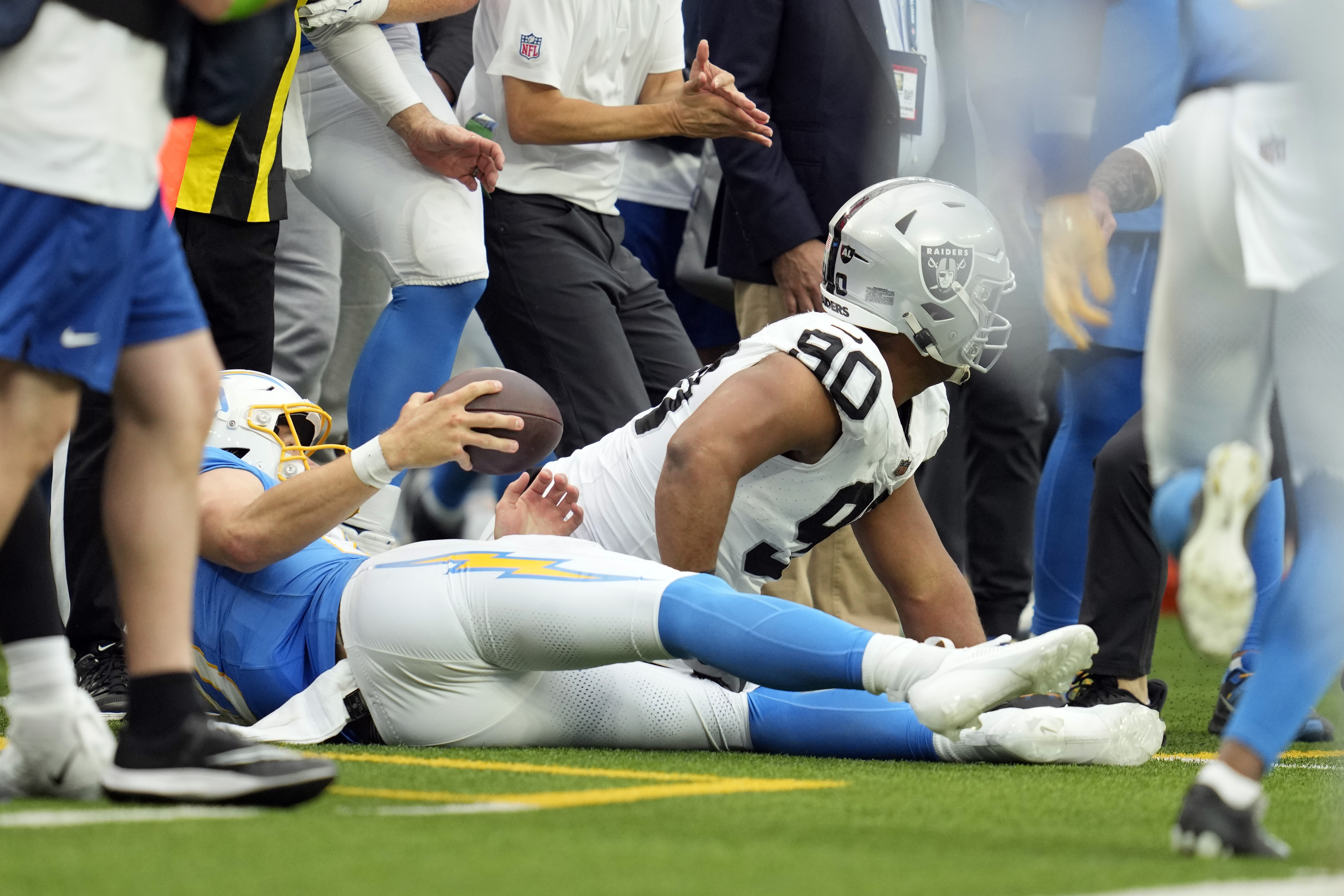 Raiders Chargers Football
