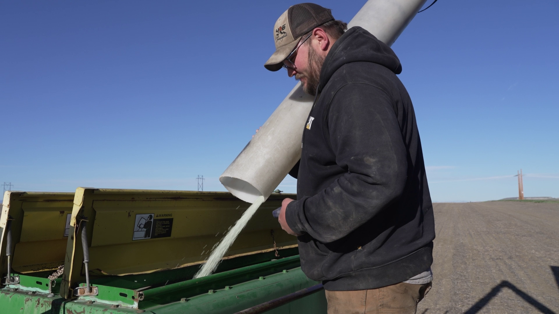 Seeding season for farmers in Montana