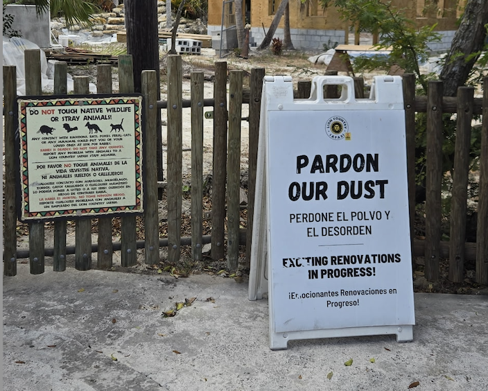 Lion Country Safari pardon our dust thumbnail