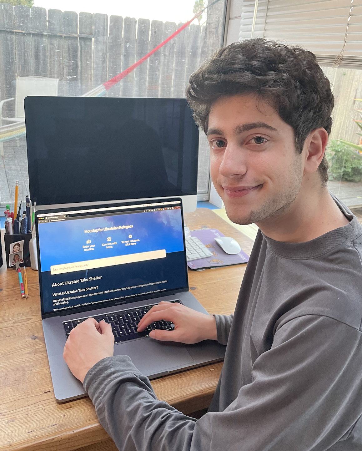 San Diego teen helps create website to find housing for Ukrainian refugees