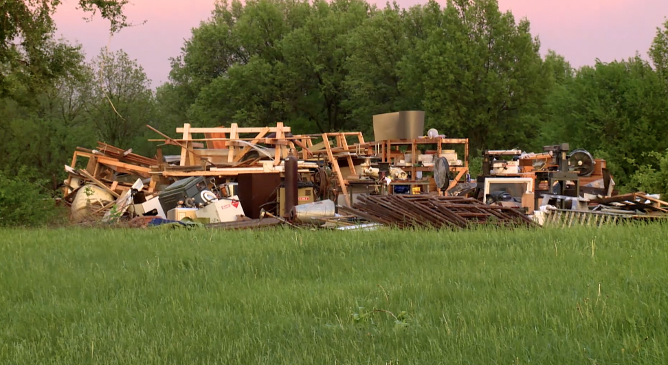 Clinton Tornado Damage