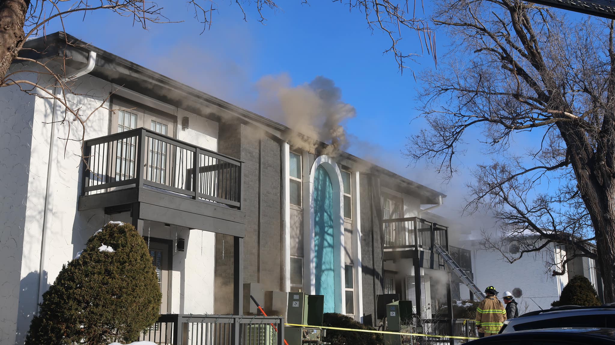 3 Shawnee firefighters, 1 resident hurt in 3-alarm apartment fire Wednesday morning