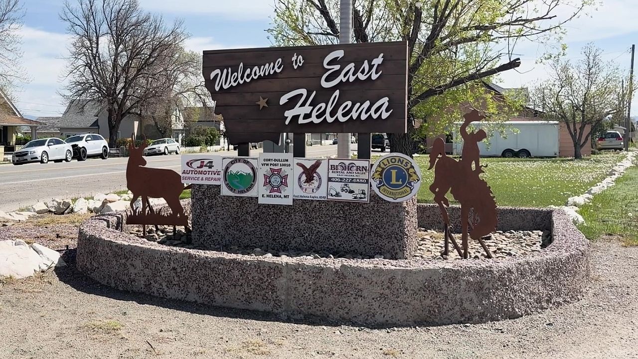 welcome to east helena sign
