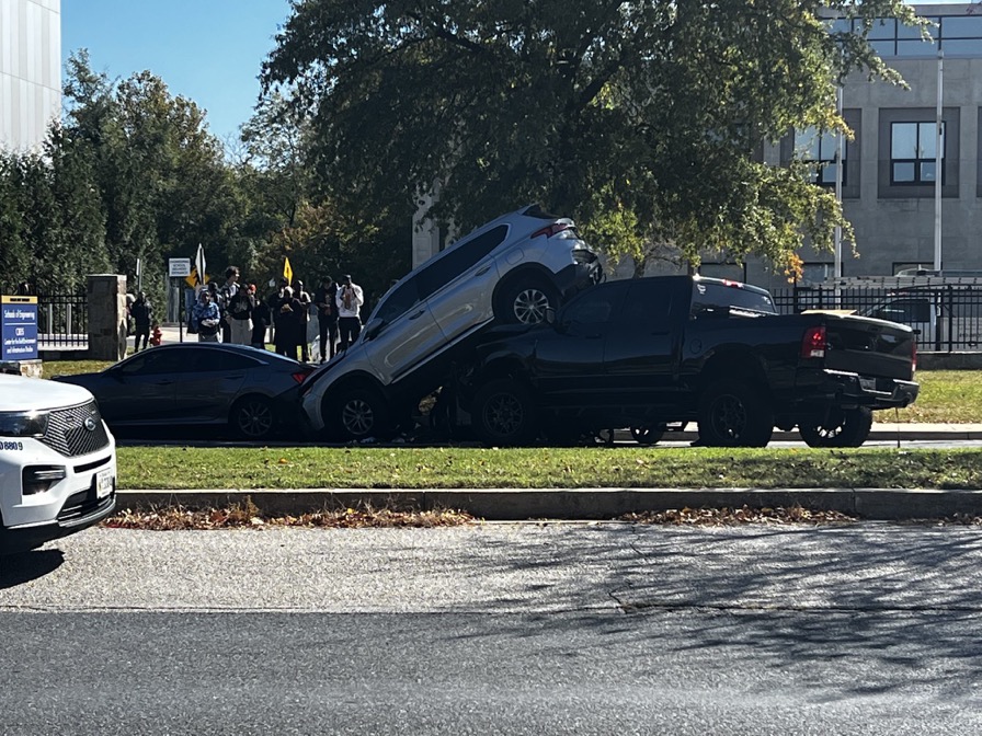 Morgan vehicle pile-up
