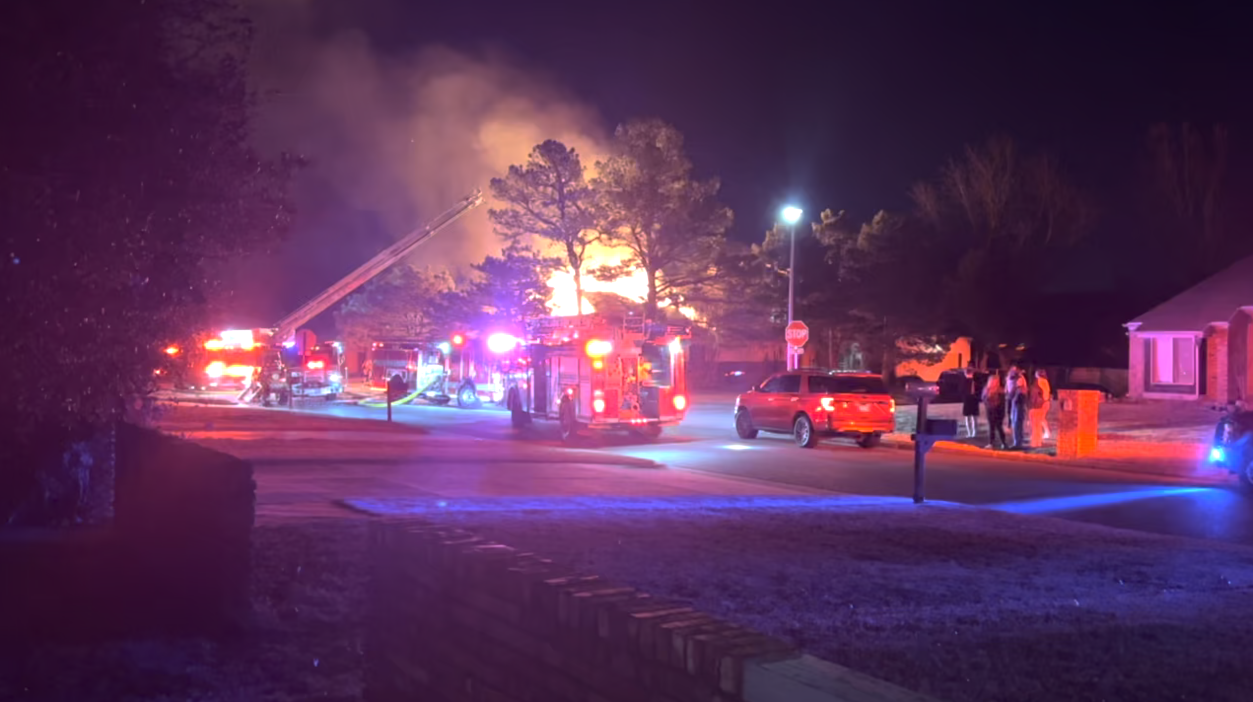 Duplex fire south Darlington