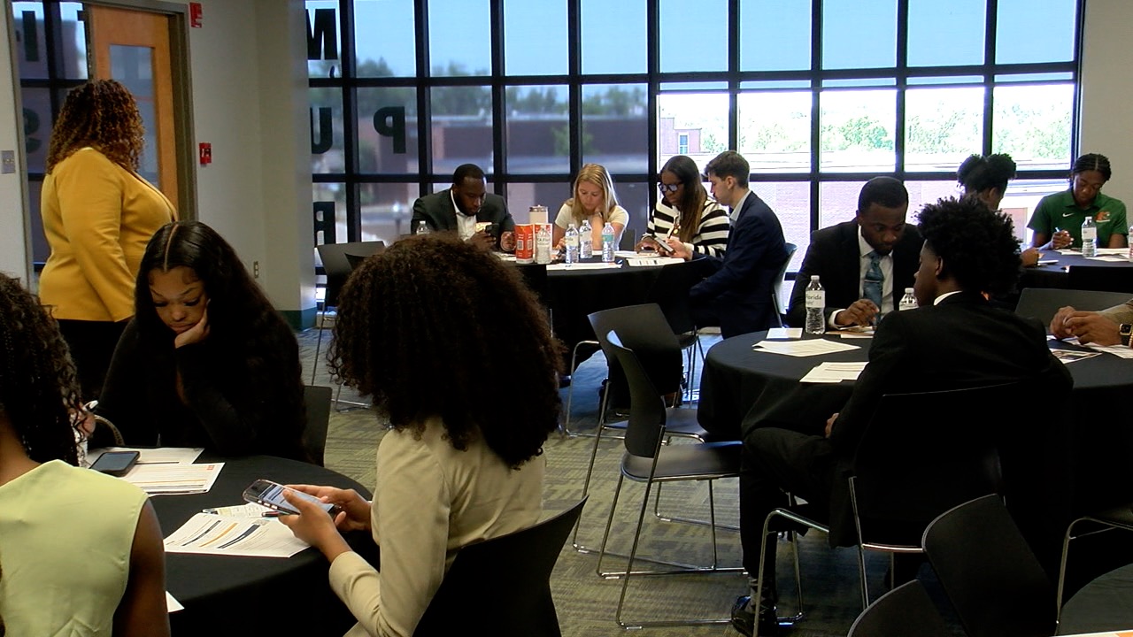 Students during the financial literacy workshop