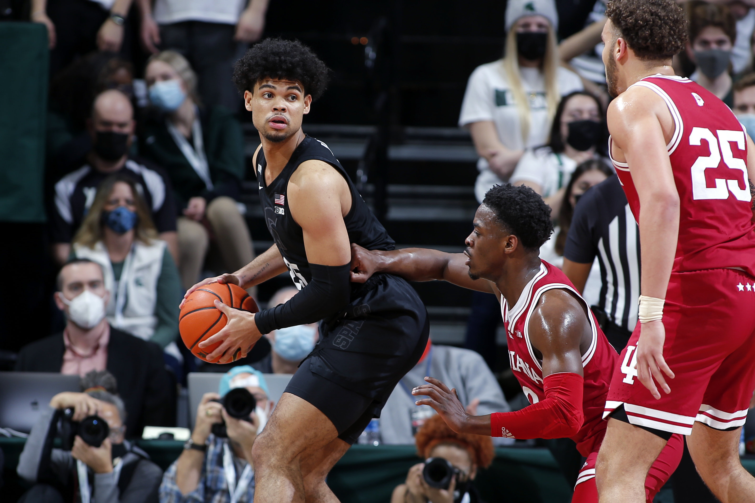 Malik Hall, Xavier Johnson Indiana Michigan State Basketball