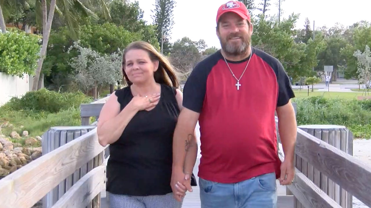 Margaret Denton and Jerry Maxwell, couple weds after recovering from homelessness in West Palm Beach