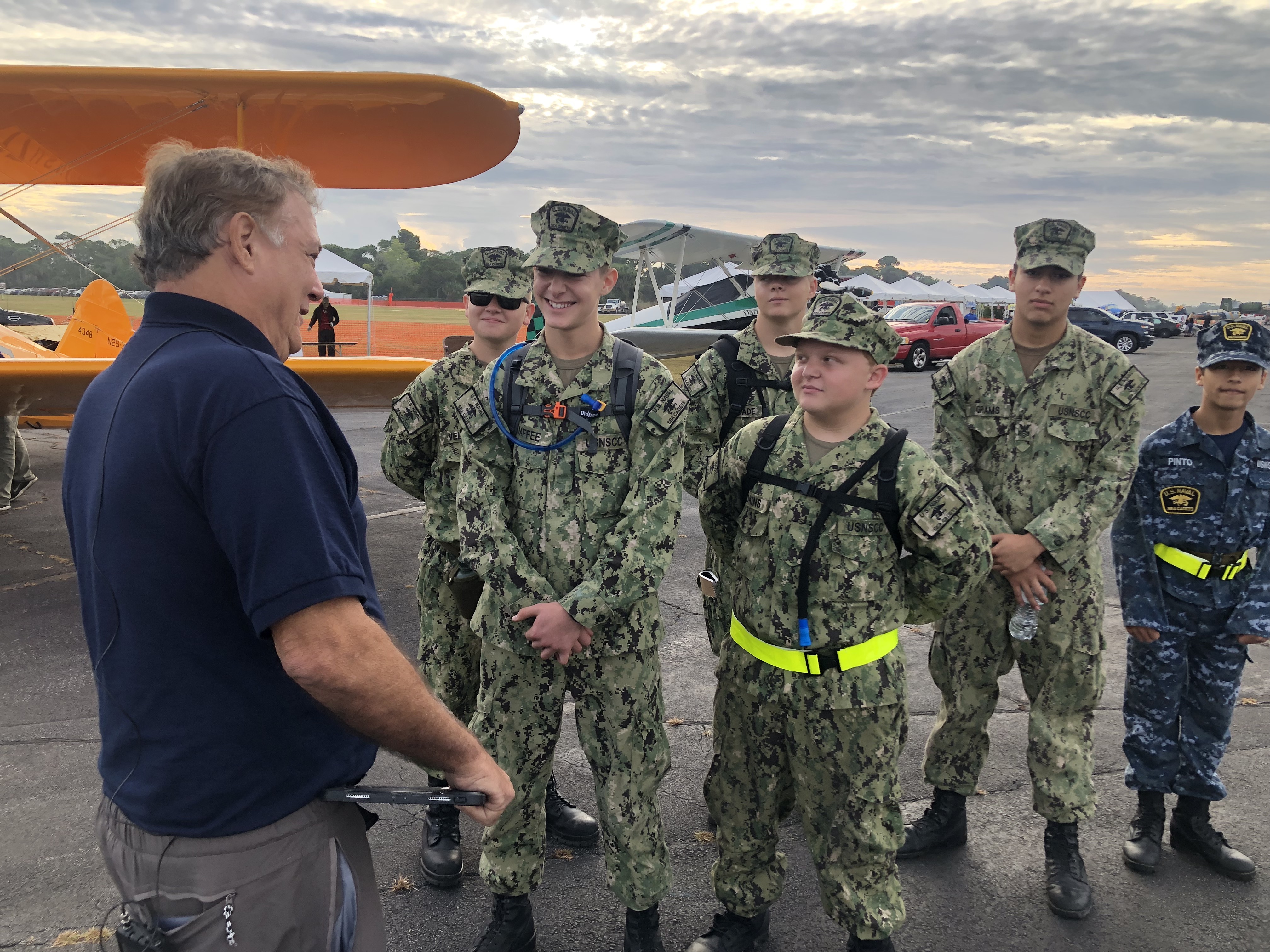 Approximately 60,000 people are expected to attend the Stuart Airshow at Witham Field before it ends Sunday evening.